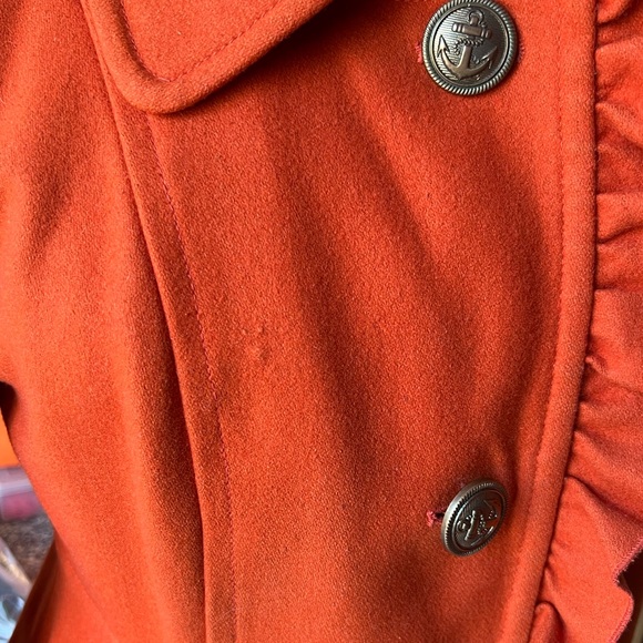 Anthropologie Ruffled Peacoat - Tulle Brand - Women’s Size S - Picture 8 of 9